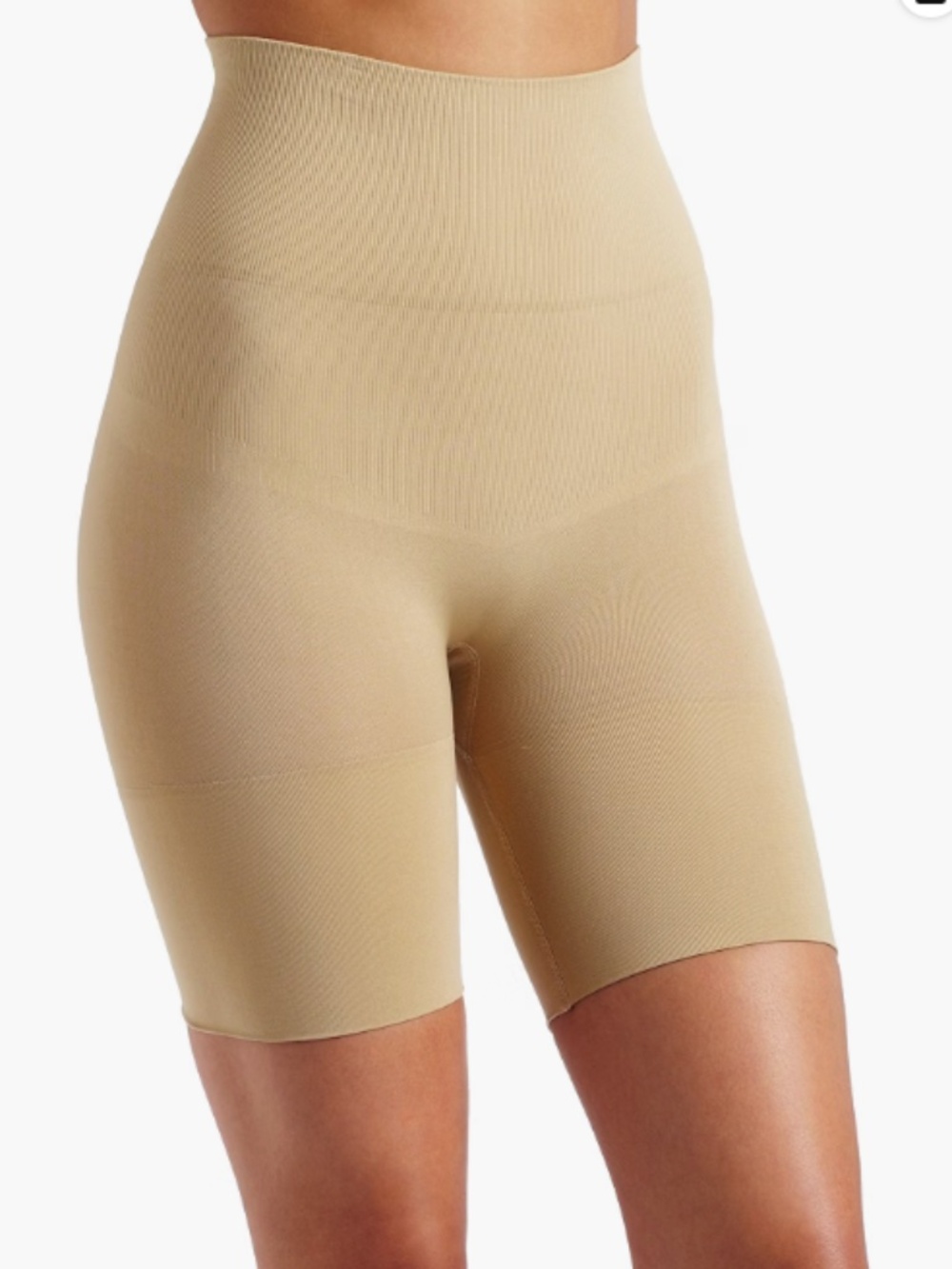 Carnival Women's Seamless Firm Control Mid Waist Thigh Leg Shaper L 12404